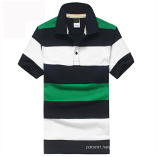Colorful Green/White/Black Color Sports Polo Tshirt